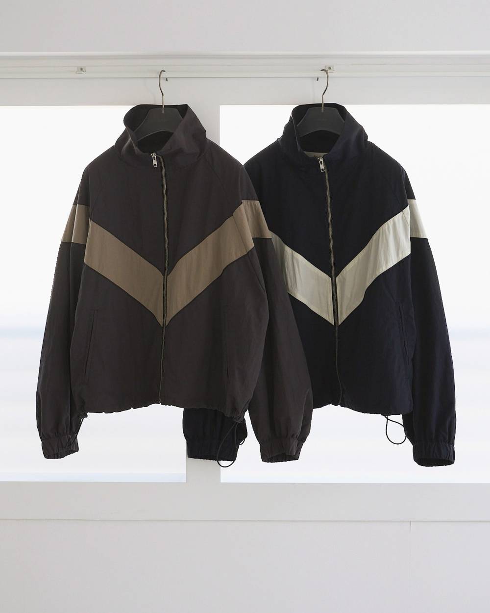 Nylon Track Blouzon Nylon Track Blouzon,ナイロン トラック ブルゾン,62610202,ブルゾン,アウター,羽織,軽アウター,ànuke,アンヌーク,lifes,ライフズ,26ss