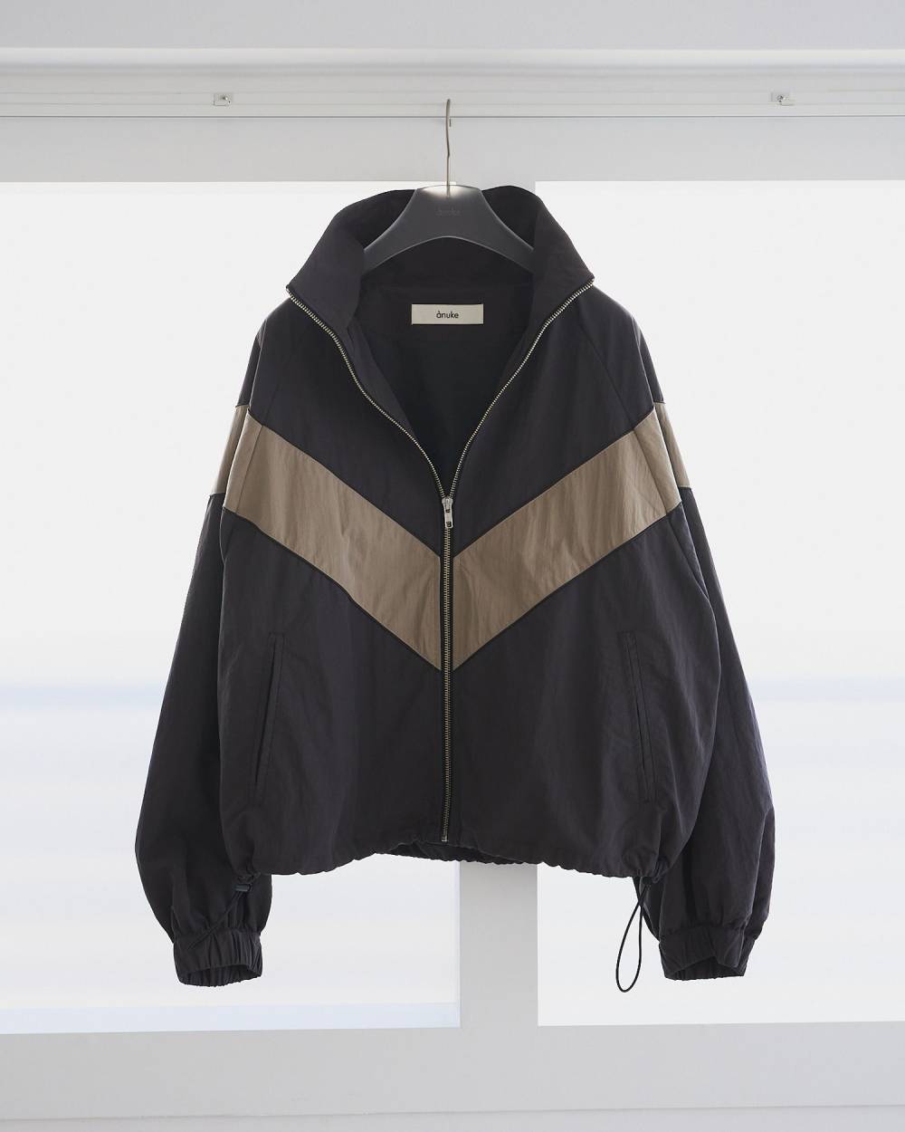 Nylon Track Blouzon Nylon Track Blouzon,ナイロン トラック ブルゾン,62610202,ブルゾン,アウター,羽織,軽アウター,ànuke,アンヌーク,lifes,ライフズ,26ss