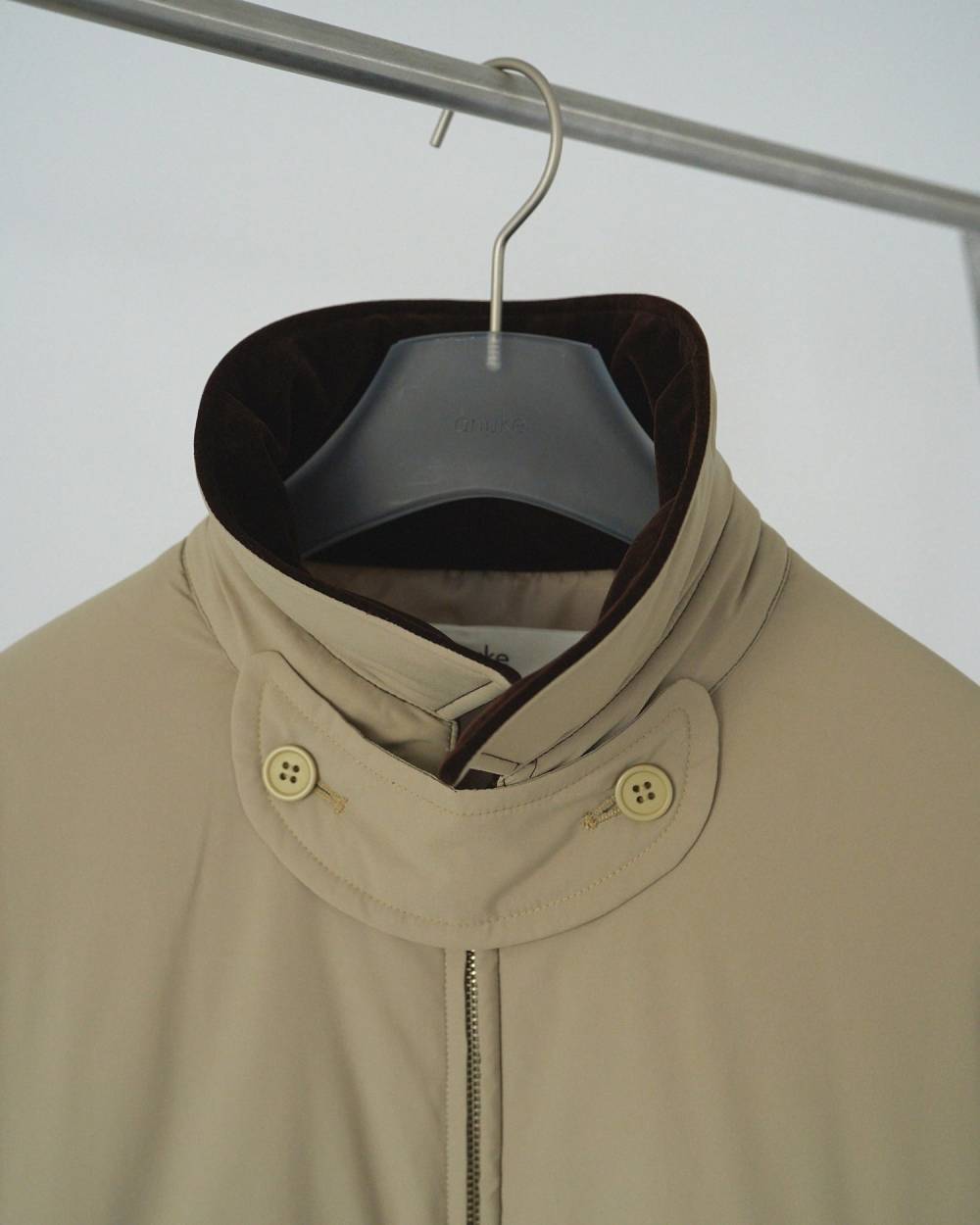 Velour Collar Blouzon 62610203,Velour Collar Blouzon(ベロア カラー ブルゾン,62610203,アウター,ブルゾン,中綿,ànuke,アンヌーク,lifes,ライフズ,26ss