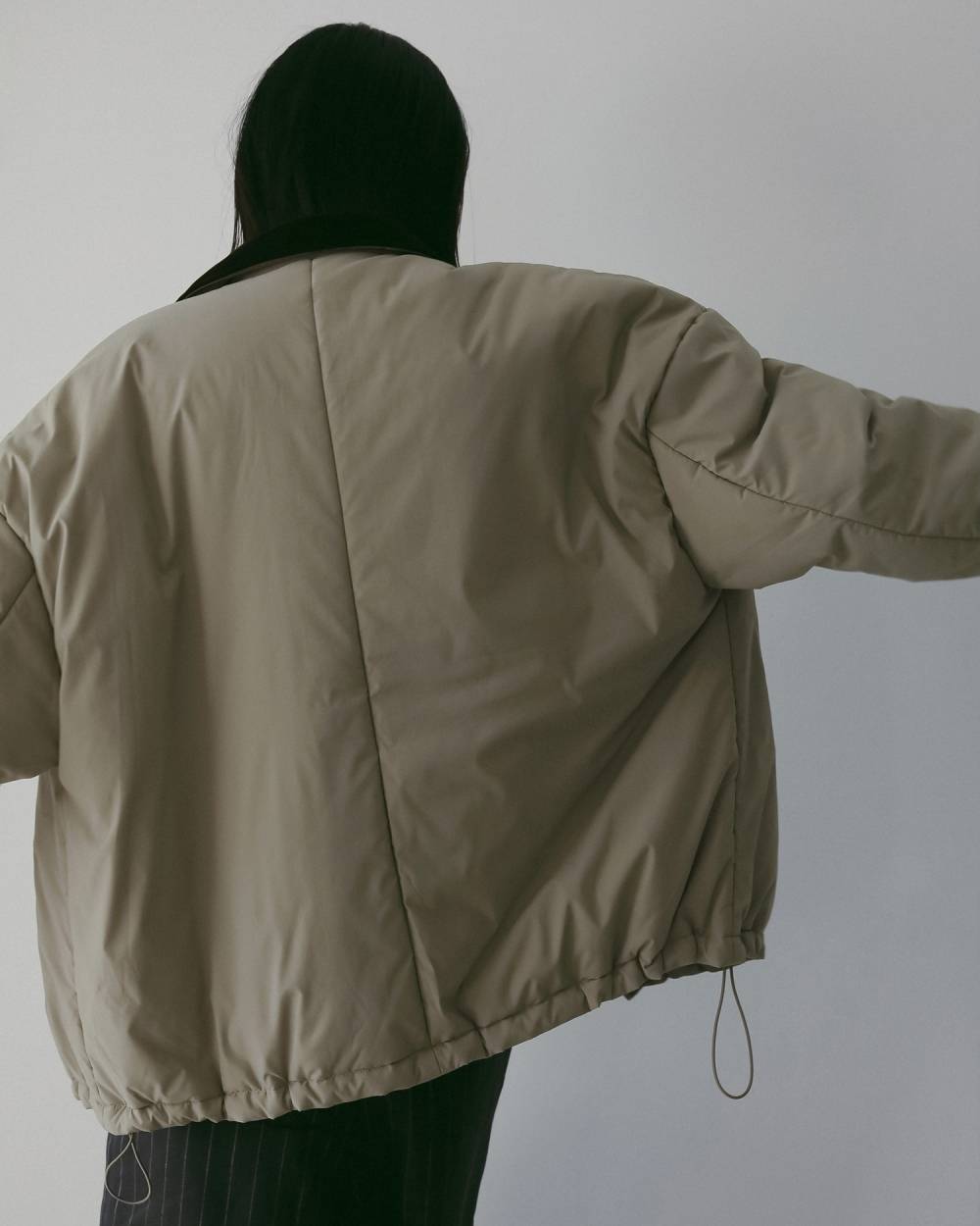 Velour Collar Blouzon 62610203,Velour Collar Blouzon(ベロア カラー ブルゾン,62610203,アウター,ブルゾン,中綿,ànuke,アンヌーク,lifes,ライフズ,26ss