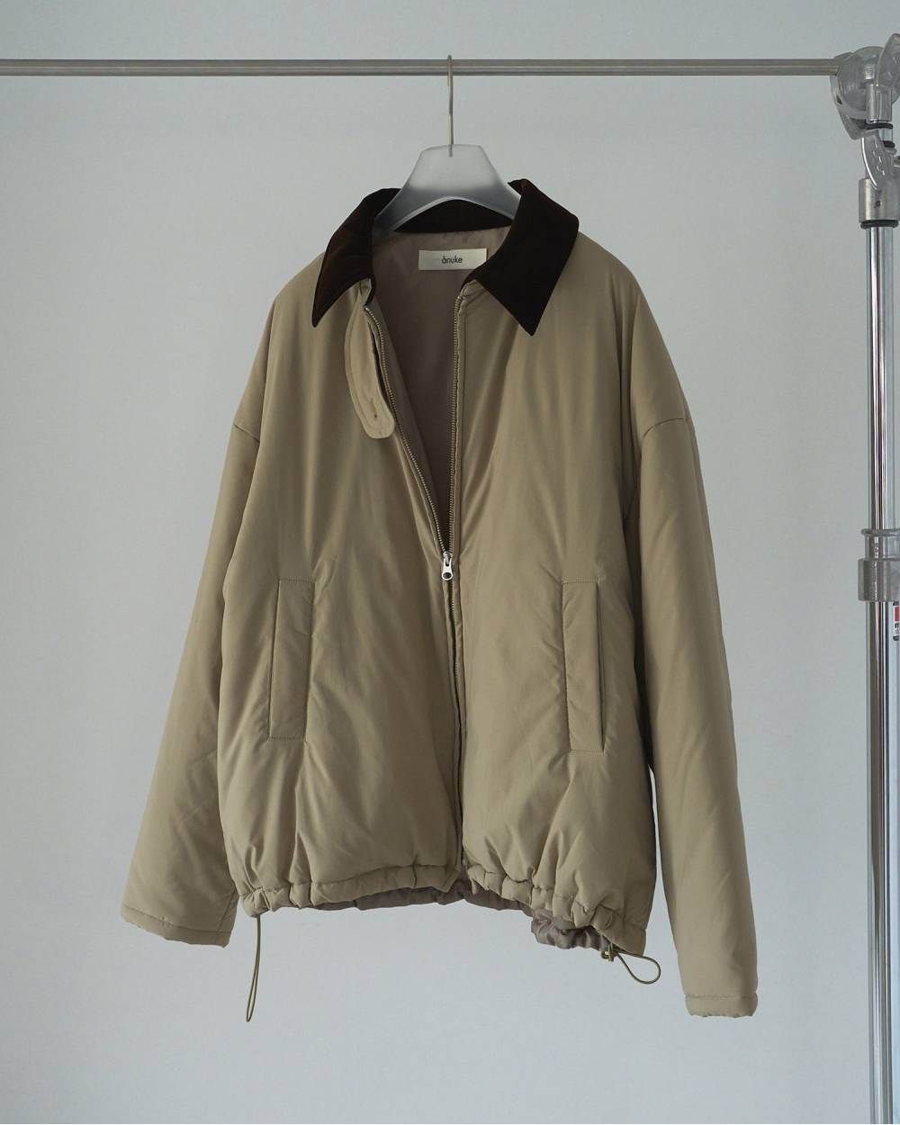 Velour Collar Blouzon 62610203,Velour Collar Blouzon(ベロア カラー ブルゾン,62610203,アウター,ブルゾン,中綿,ànuke,アンヌーク,lifes,ライフズ,26ss