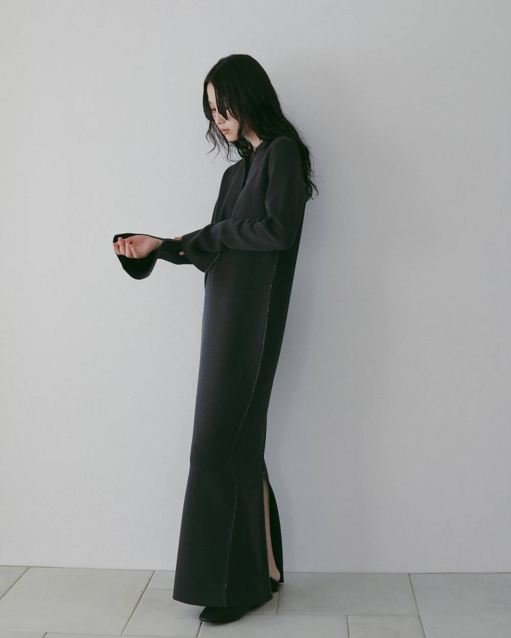 Knit Polo Onepiece Knit Polo Onepiece(ニット ポロ ワンピース,62610301,ワンピース,ワンピ,ニットワンピ,ドレス,ànuke,アンヌーク,lifes,ライフズ,26ss