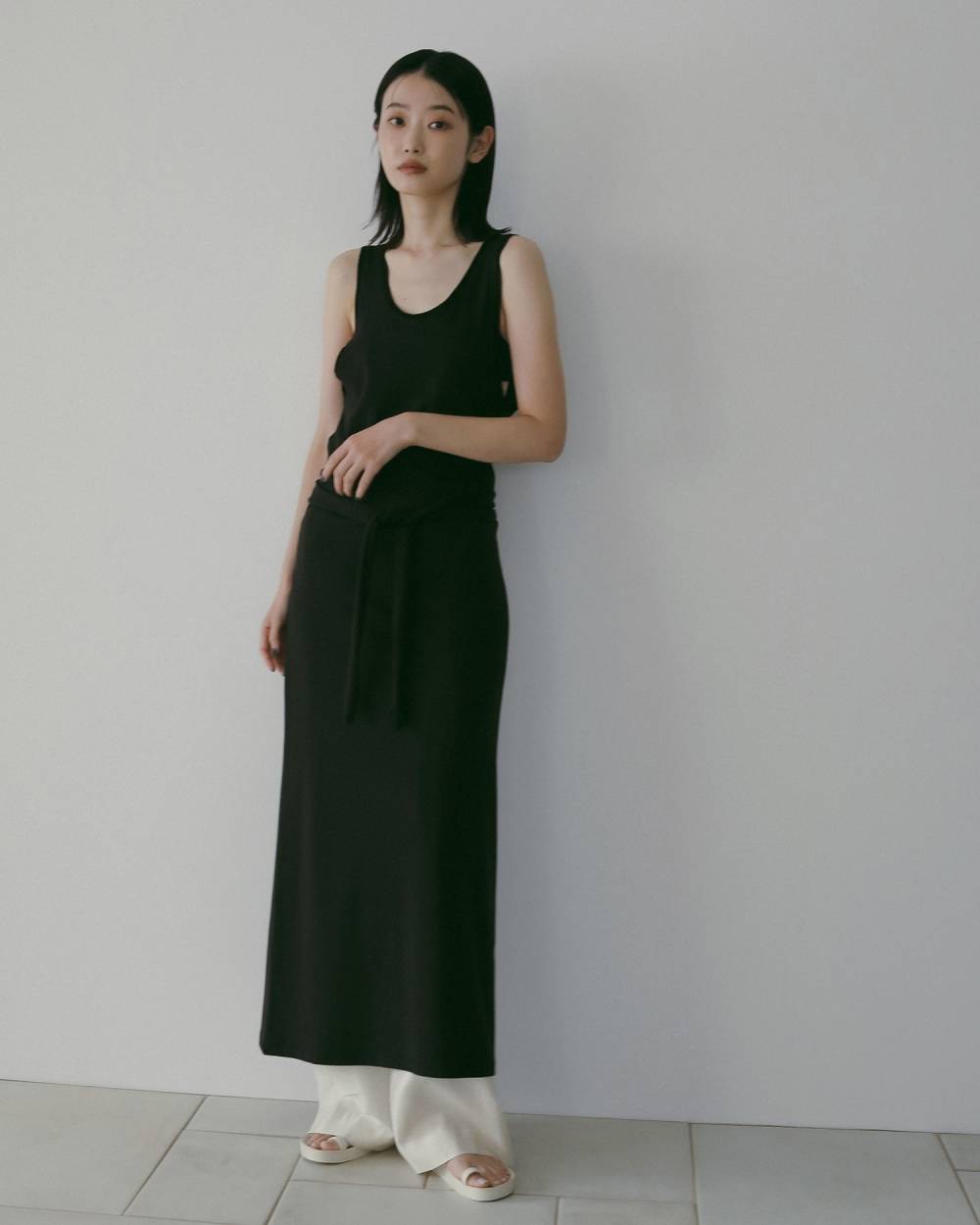 Sleeveless Cut Onepiece Sleeveless Cut Onepiece,スリーブレス カット ワンピース,62610310,ワンピース,ワンピ,ドレス,ノースリーブワンピース,ノースリ,ànuke,アンヌーク,lifes,ライフズ,26ss