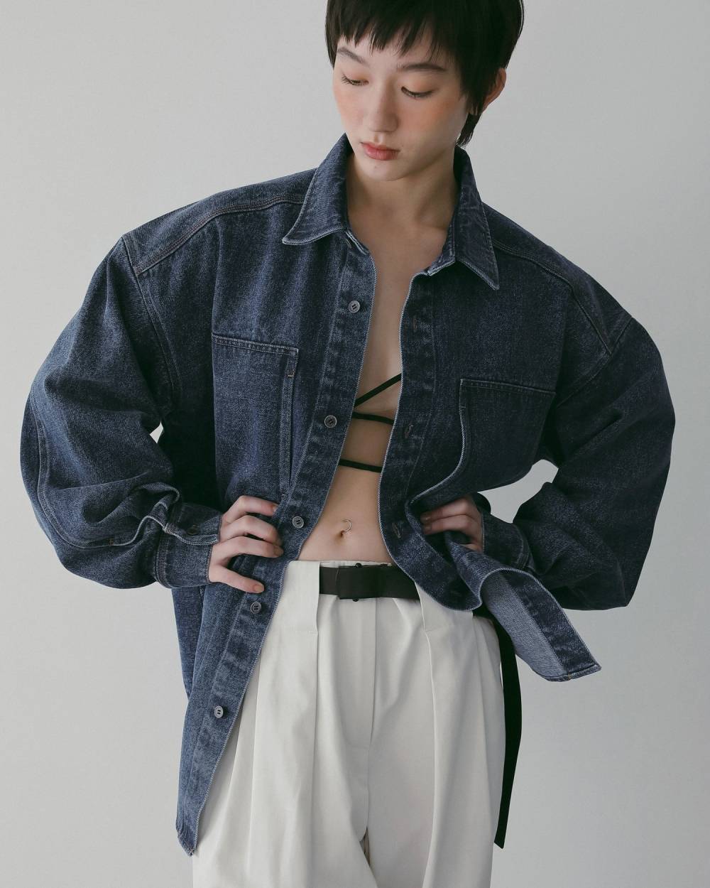 Denim Over Shirts Denim Over Shirts,デニム オーバー シャツ,62610403,トップス,シャツ,オーバーサイズ,羽織,アウター,デニム,ànuke,アンヌーク,lifes,ライフズ,26ss