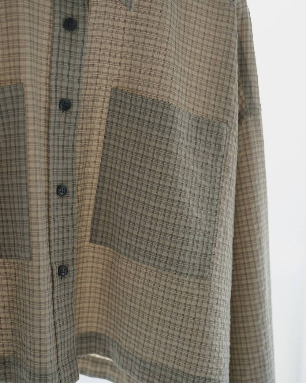 Check Short Shirts 62610415,Check Short Shirts(チェック ショート シャツ,62610415,シャツ,ブラウス,ショート丈,チェック柄,ànuke,アンヌーク,lifes,ライフズ,26ss