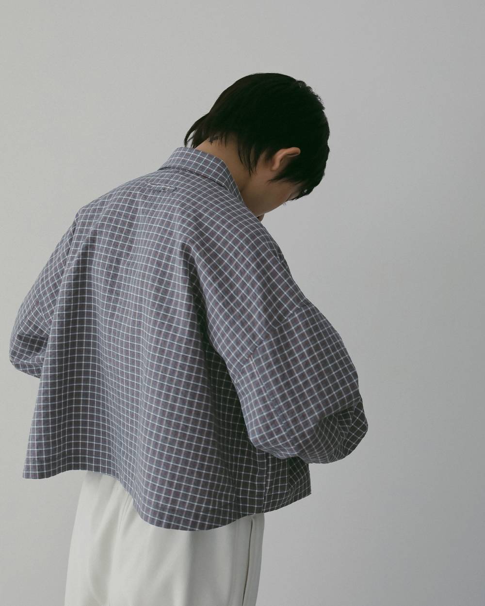 Check Short Shirts 62610415,Check Short Shirts(チェック ショート シャツ,62610415,シャツ,ブラウス,ショート丈,チェック柄,ànuke,アンヌーク,lifes,ライフズ,26ss