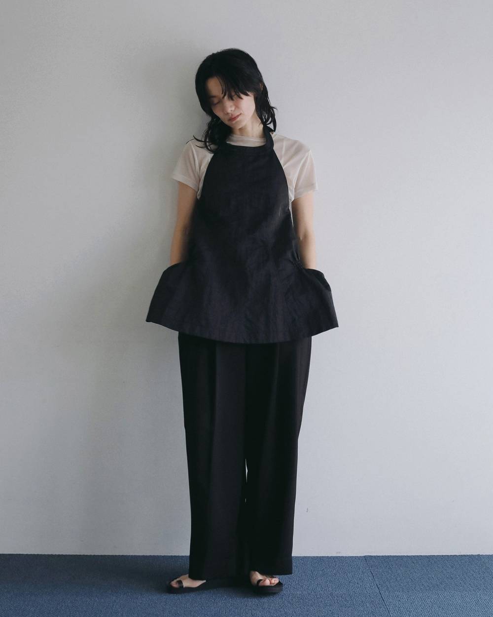 Ribbon Peplum Tops Ribbon Peplum Tops,リボン ペプラム トップス,62610427,トップス,ナイロン素材,ペプラム,ànuke,アンヌーク,lifes,ライフズ,26ss,26fall,26aw