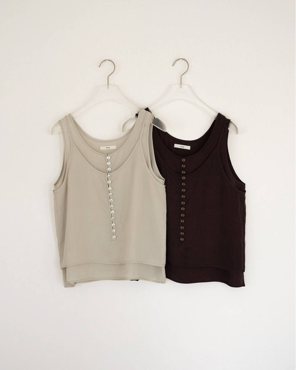 Camisole Layered Tanktop Camisole Layered Tanktop,キャミソール レイヤード タンクトップ,62610428,トップス,キャミ,キャミソール,タンク,タンクトップ,ànuke,アンヌーク,lifes,ライフズ,26ss,26fall,26aw
