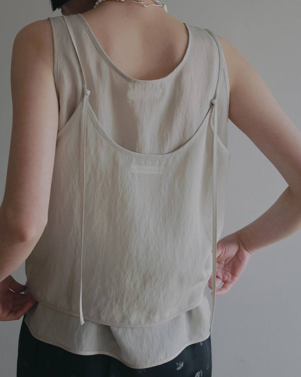 Camisole Layered Tanktop Camisole Layered Tanktop,キャミソール レイヤード タンクトップ,62610428,トップス,キャミ,キャミソール,タンク,タンクトップ,ànuke,アンヌーク,lifes,ライフズ,26ss,26fall,26aw