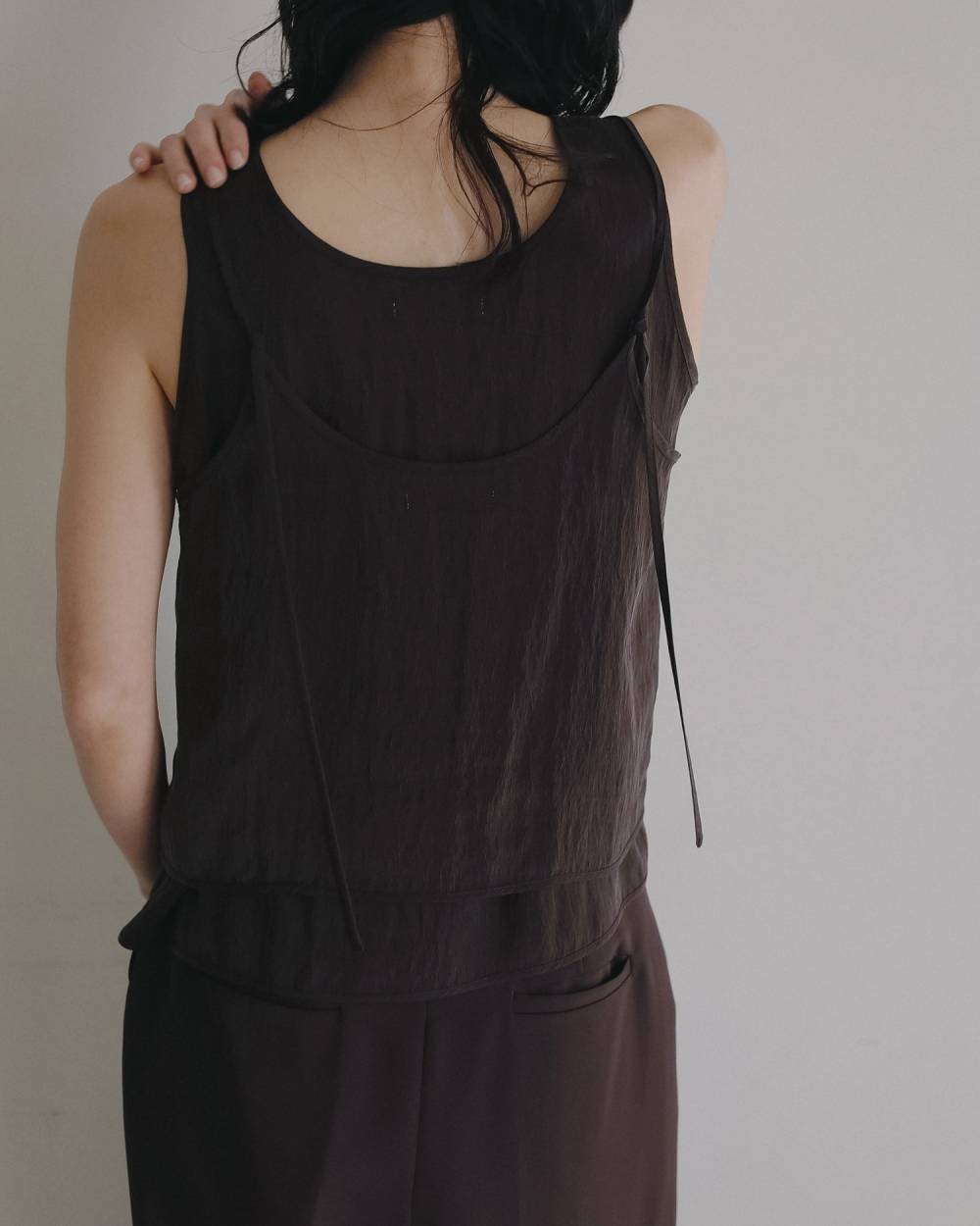 Camisole Layered Tanktop Camisole Layered Tanktop,キャミソール レイヤード タンクトップ,62610428,トップス,キャミ,キャミソール,タンク,タンクトップ,ànuke,アンヌーク,lifes,ライフズ,26ss,26fall,26aw