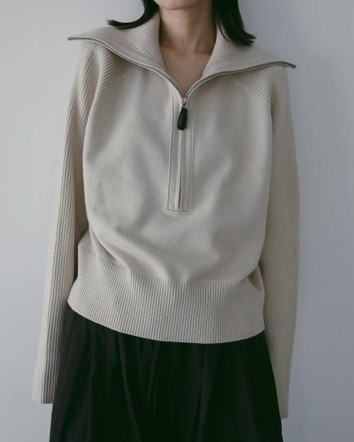 ànuke online store（アンヌーク） / Zip Rib KnitZip Rib Knit,ジップ