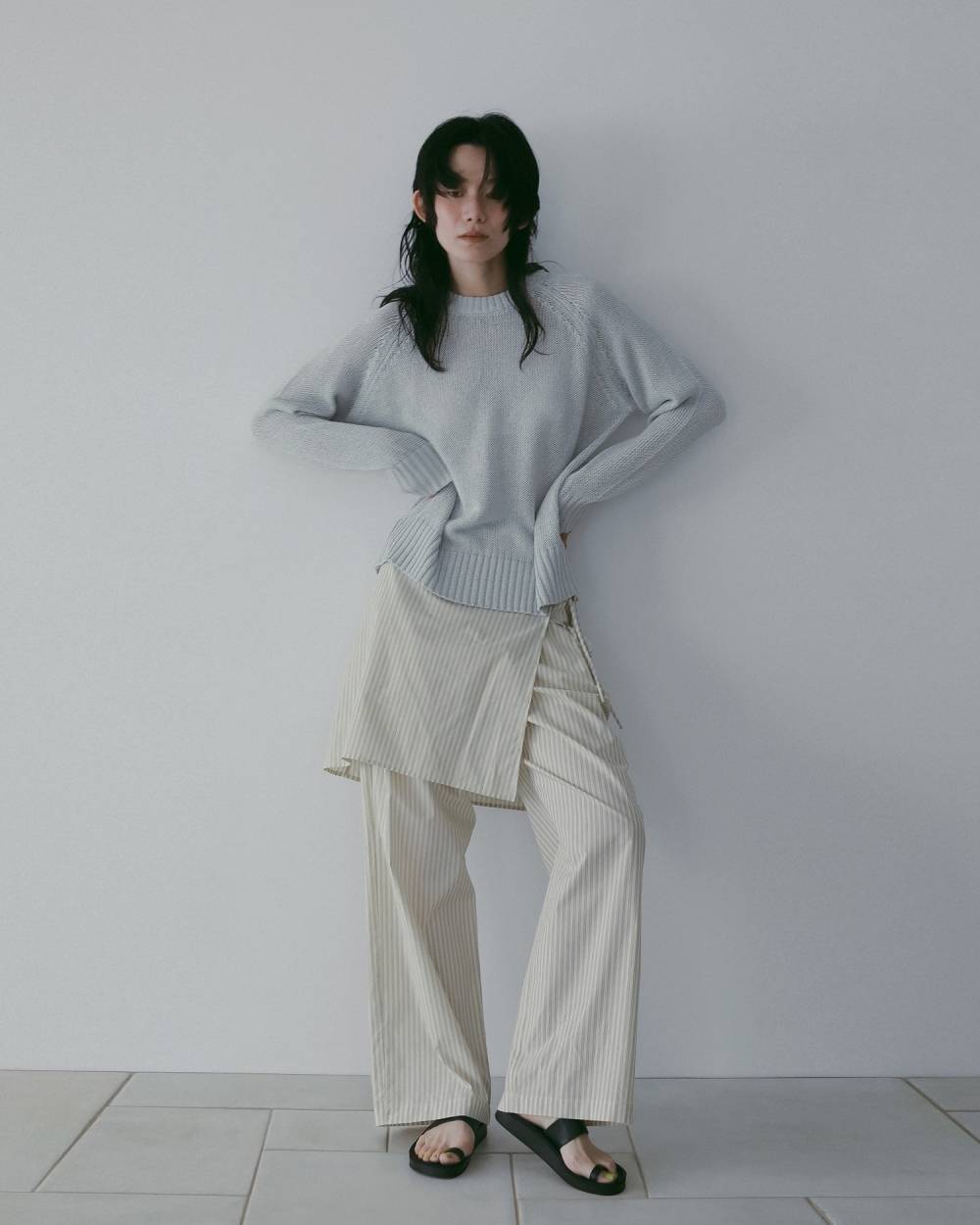 Paperyarn Over Knit Paperyarn Over Knit,ペーパーヤーン オーバー ニット,62610507,トップス,ニット,オーバーニット,ànuke,アンヌーク,lifes,ライフズ,26ss