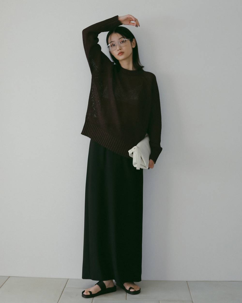 Paperyarn Over Knit Paperyarn Over Knit,ペーパーヤーン オーバー ニット,62610507,トップス,ニット,オーバーニット,ànuke,アンヌーク,lifes,ライフズ,26ss