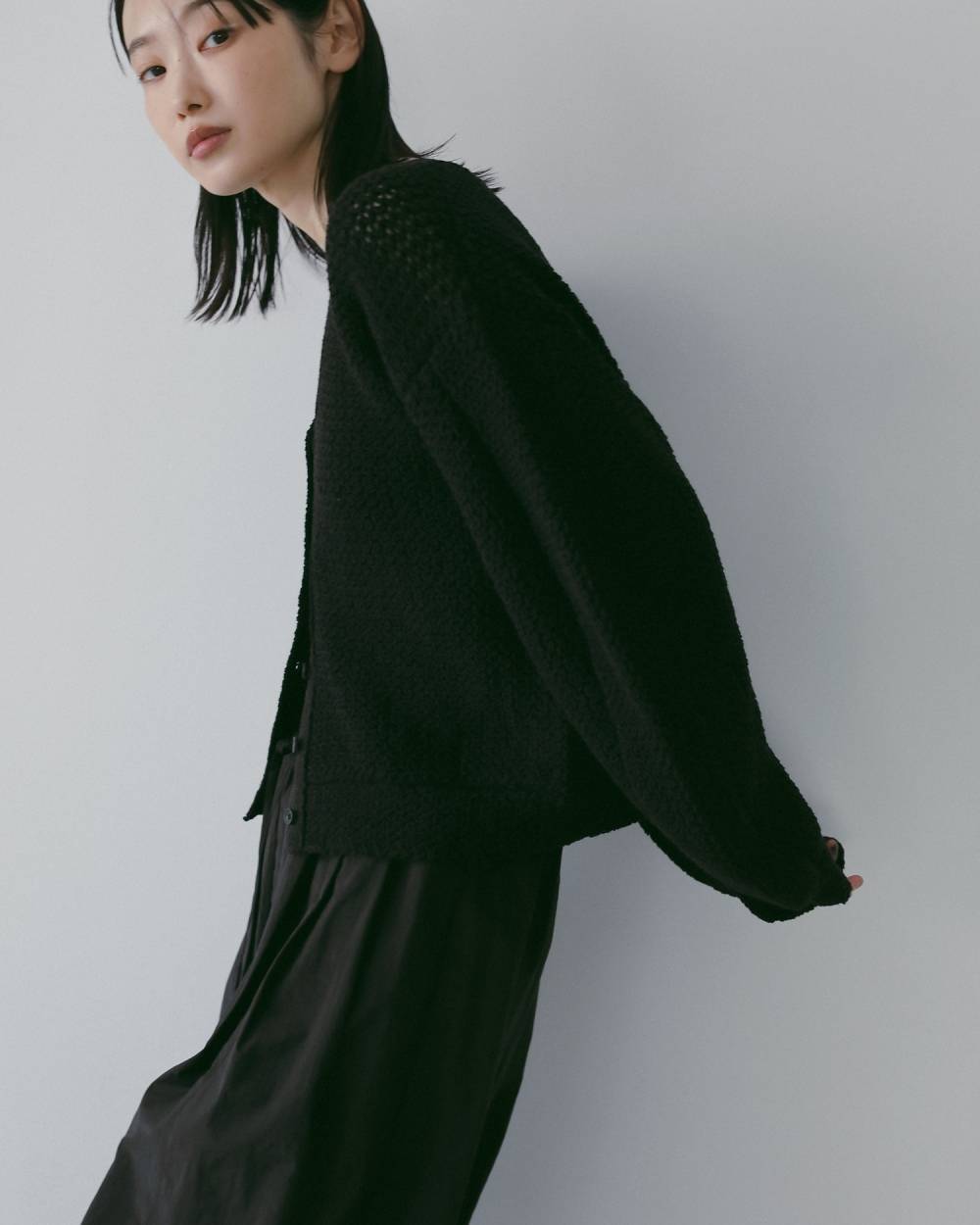 Crochet Knit Cardigan Crochet Knit Cardigan,クロシェ ニット カーディガン,62610511,カーディガン,カーデ,ニットカーディガン,トップス,羽織,ànuke,アンヌーク,lifes,ライフズ,26ss