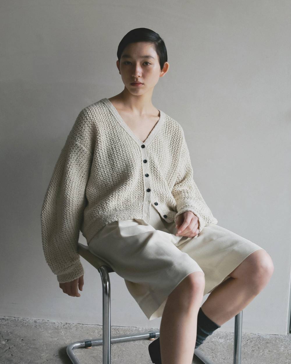 Crochet Knit Cardigan Crochet Knit Cardigan,クロシェ ニット カーディガン,62610511,カーディガン,カーデ,ニットカーディガン,トップス,羽織,ànuke,アンヌーク,lifes,ライフズ,26ss