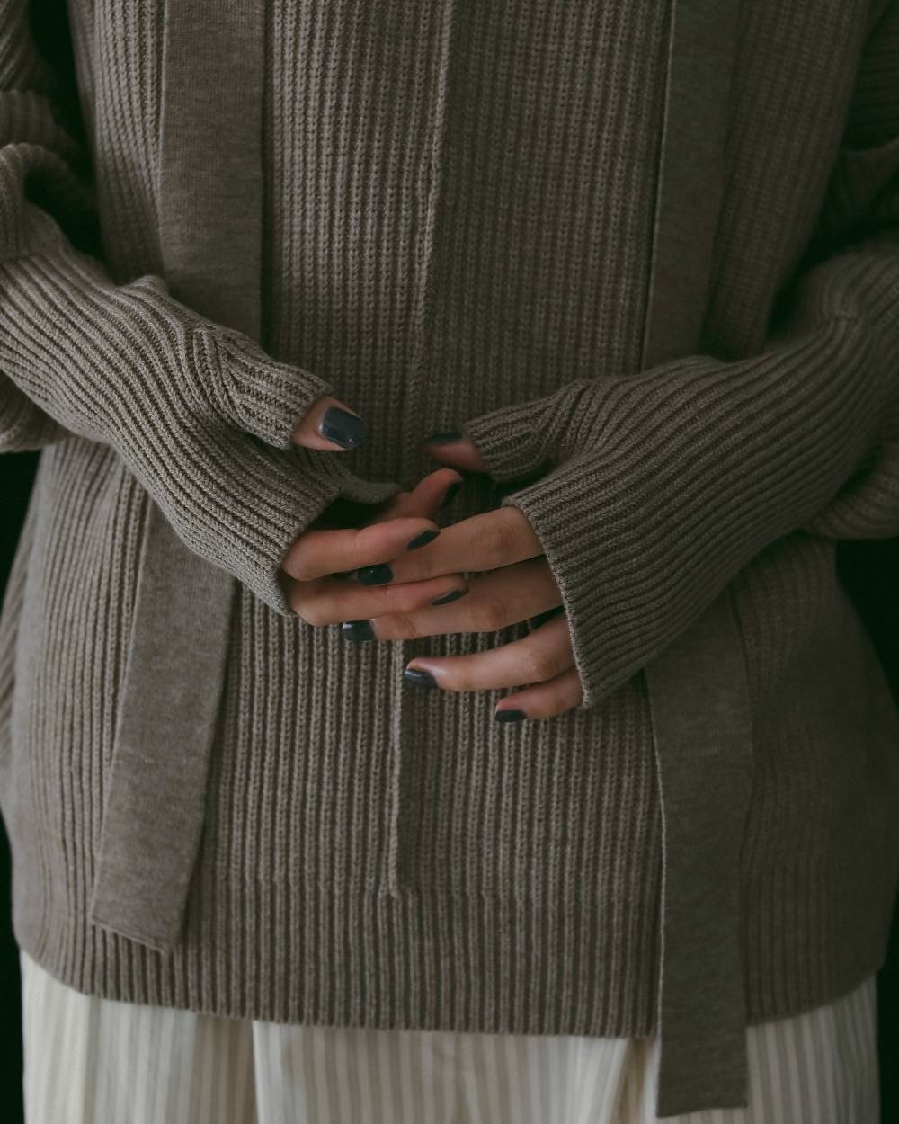 Slit Rib Knit Slit Rib Knit,スリット リブ ニット,62610523,トップス,ニット,ニットトップス,2WAY,ànuke,アンヌーク,lifes,ライフズ,26ss