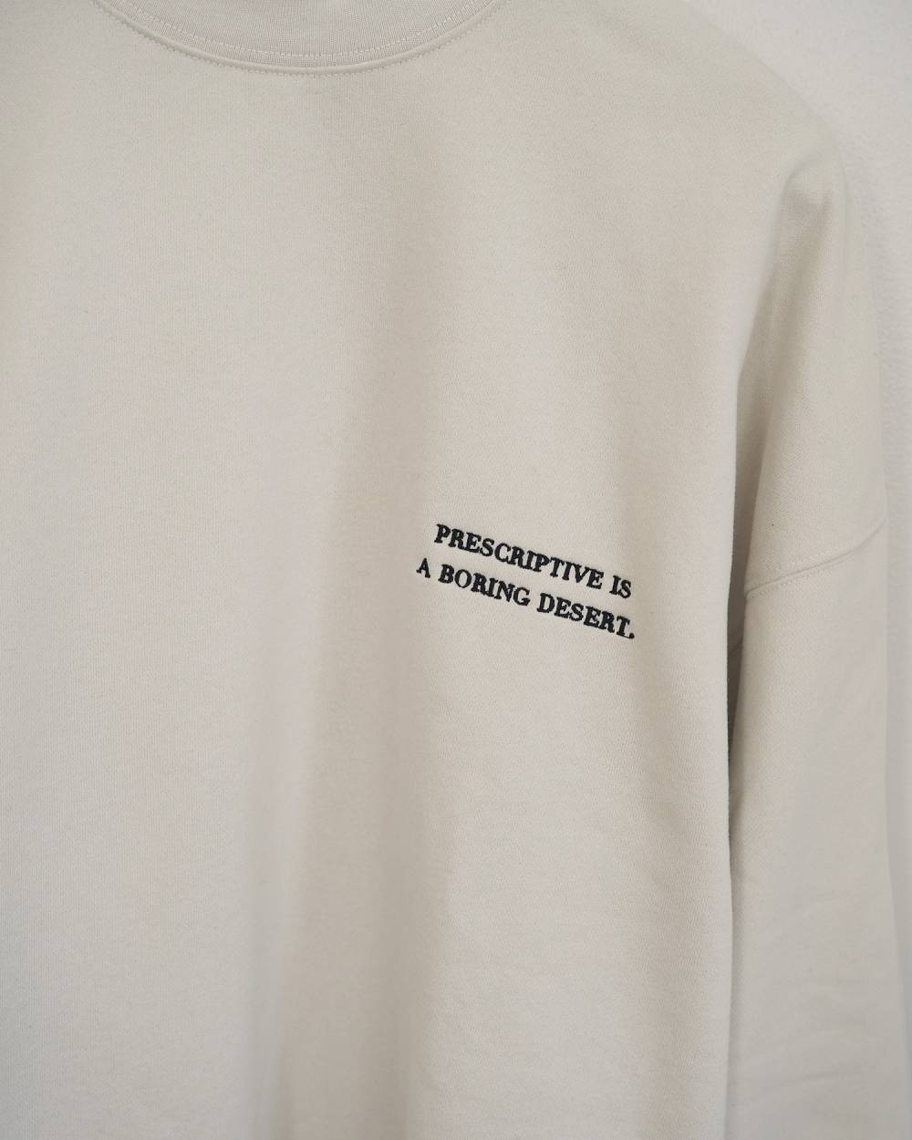 Embroidery Logo Sweat Embroidery Logo Sweat,エンブロイダリー ロゴ スウェット,62610606,トップス,スウェット,カジュアル,カットソー,ànuke,アンヌーク,lifes,ライフズ,26ss