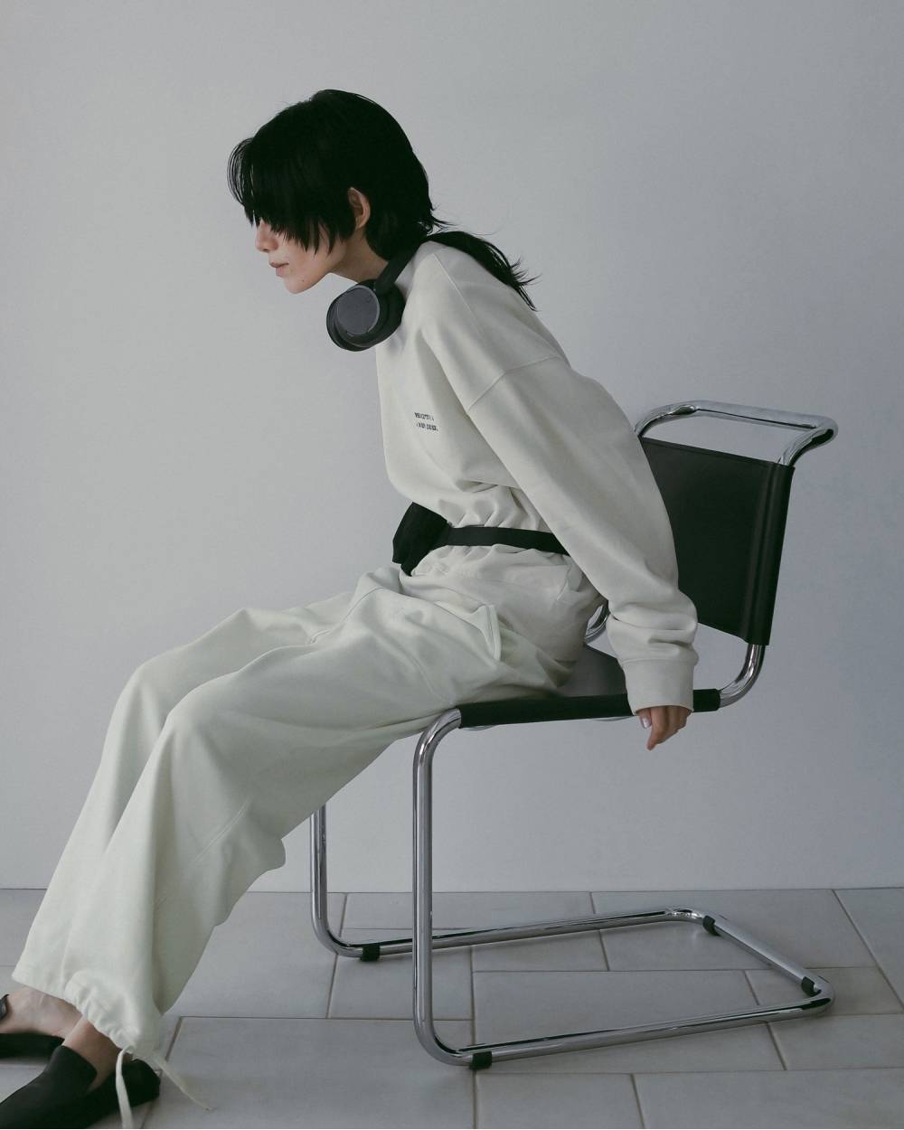 Embroidery Logo Sweat Embroidery Logo Sweat,エンブロイダリー ロゴ スウェット,62610606,トップス,スウェット,カジュアル,カットソー,ànuke,アンヌーク,lifes,ライフズ,26ss