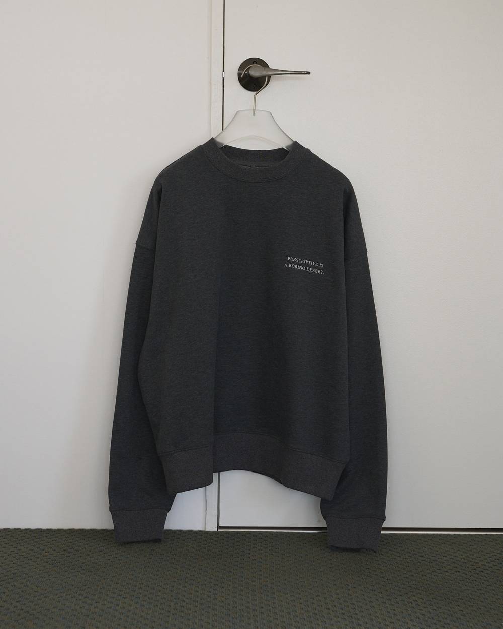 Embroidery Logo Sweat Embroidery Logo Sweat,エンブロイダリー ロゴ スウェット,62610606,トップス,スウェット,カジュアル,カットソー,ànuke,アンヌーク,lifes,ライフズ,26ss