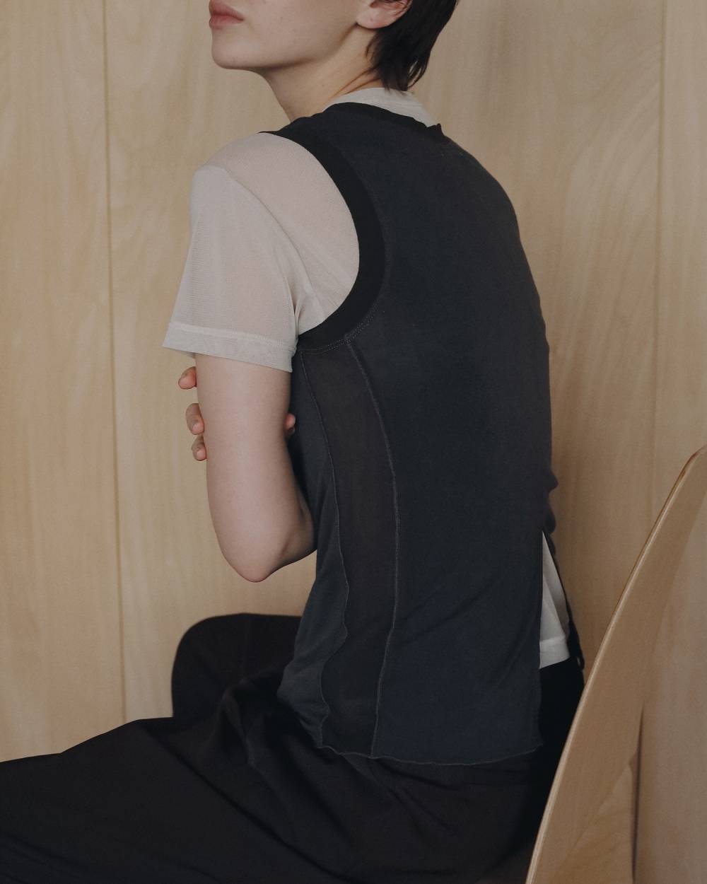 Bicolor Tank Top Bicolor Tank Top,バイカラー タンク トップ,62610607,トップス,タンクトップ,タンク,ノースリーブ,ノースリ,ànuke,アンヌーク,lifes,ライフズ,26ss,26fall,26aw