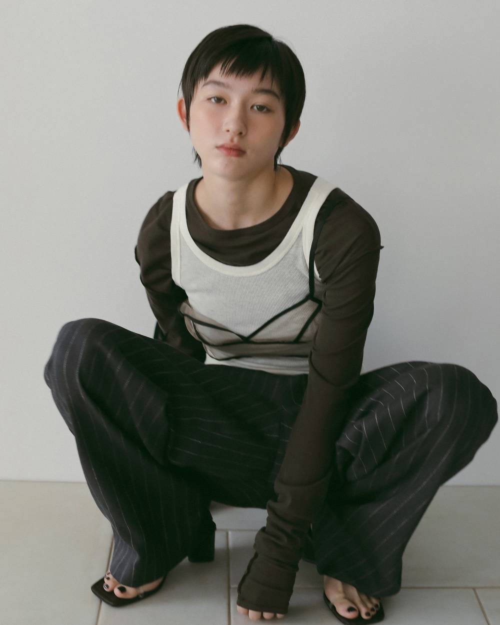 Sheer Long T-Shirts Sheer Long T-Shirts,シアー ロング Tシャツ,62610624,Tシャツ,ロング丈,ロンT,カットソー,トップス,ànuke,アンヌーク,lifes,ライフズ,26ss