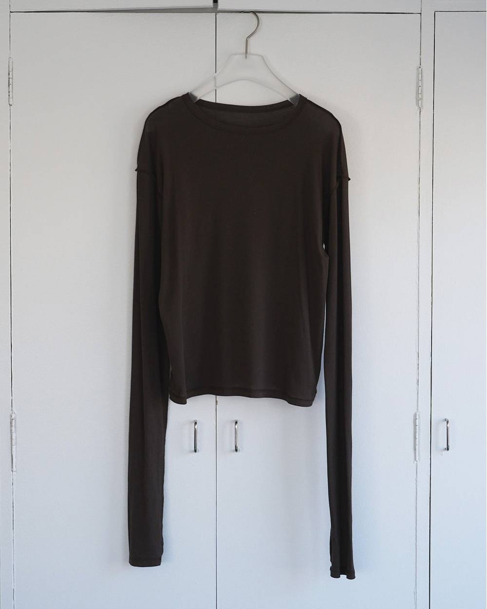 Sheer Long T-Shirts Sheer Long T-Shirts,シアー ロング Tシャツ,62610624,Tシャツ,ロング丈,ロンT,カットソー,トップス,ànuke,アンヌーク,lifes,ライフズ,26ss
