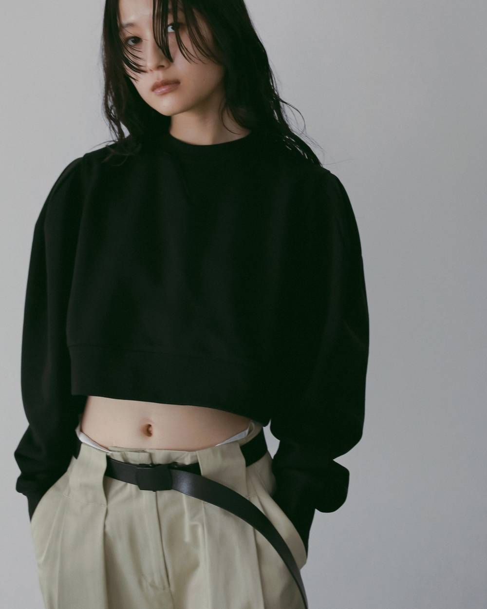 Compact Short Sweat Compact Short Sweat,コンパクト ショート スウェット,62610627,トップス,スウェット,スウェットトップス,ショート丈,裏毛素材,ànuke,アンヌーク,lifes,ライフズ,26ss