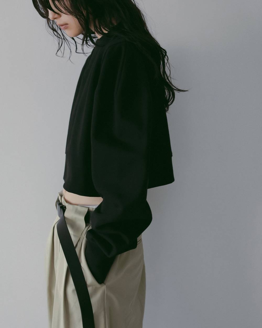 Compact Short Sweat Compact Short Sweat,コンパクト ショート スウェット,62610627,トップス,スウェット,スウェットトップス,ショート丈,裏毛素材,ànuke,アンヌーク,lifes,ライフズ,26ss