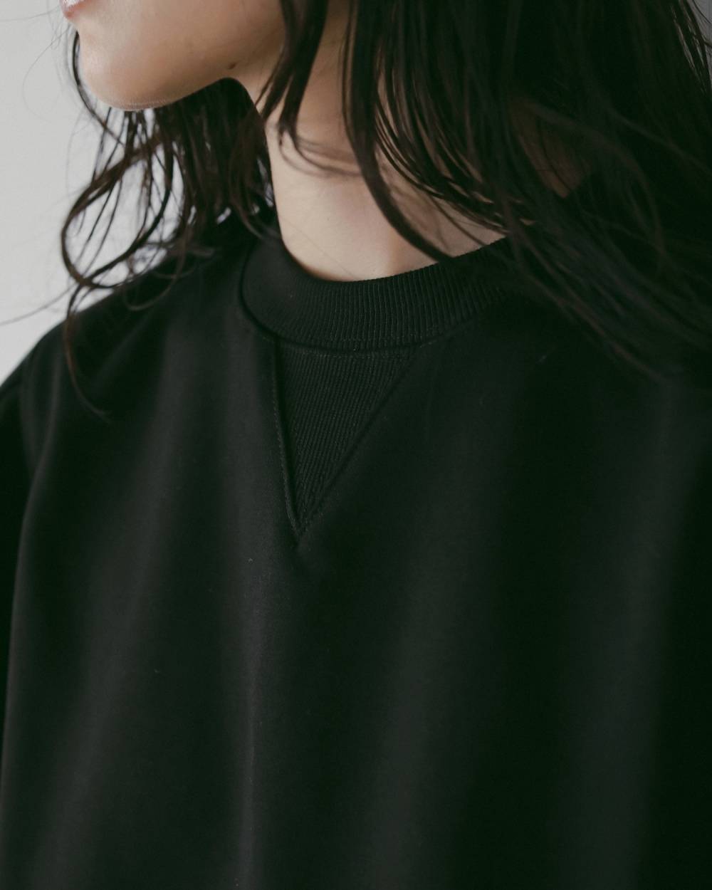 Compact Short Sweat Compact Short Sweat,コンパクト ショート スウェット,62610627,トップス,スウェット,スウェットトップス,ショート丈,裏毛素材,ànuke,アンヌーク,lifes,ライフズ,26ss