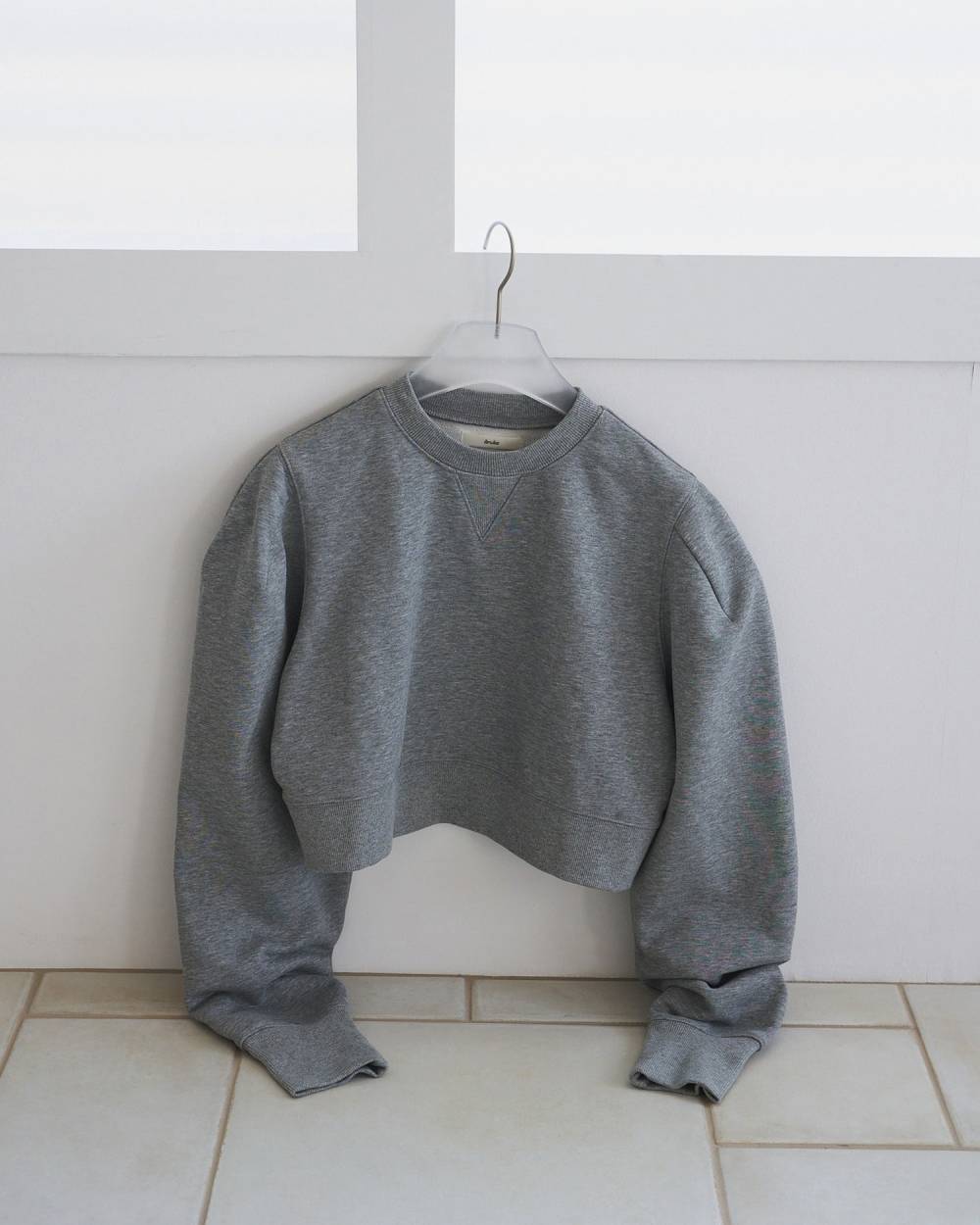 Compact Short Sweat Compact Short Sweat,コンパクト ショート スウェット,62610627,トップス,スウェット,スウェットトップス,ショート丈,裏毛素材,ànuke,アンヌーク,lifes,ライフズ,26ss