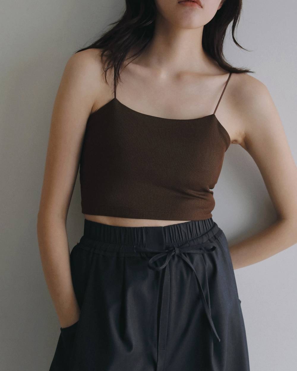 Padin Half Camisole Padin Half Camisole,パディン ハーフ キャミソール,62610636,トップス,キャミ,キャミソール,下着,インナー,パッド入り,ànuke,アンヌーク,lifes,ライフズ,26ss,26fall,26aw