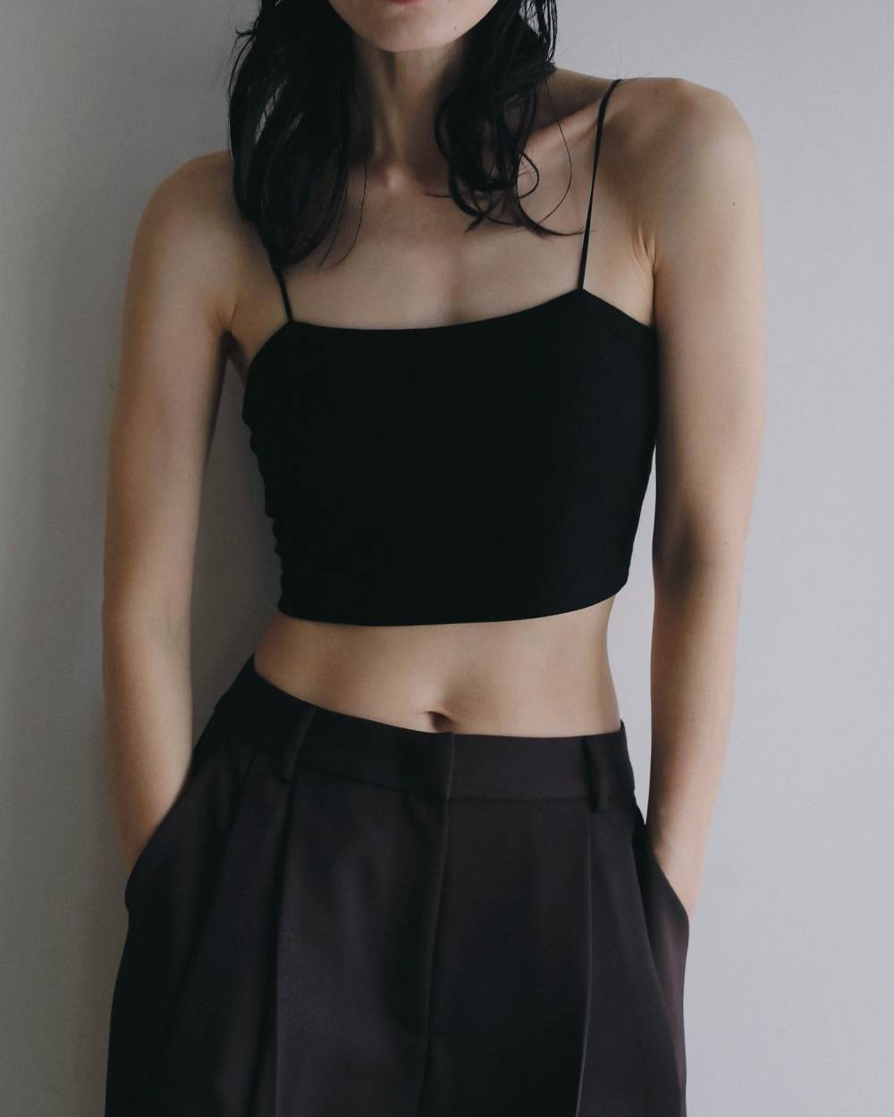 Padin Half Camisole Padin Half Camisole,パディン ハーフ キャミソール,62610636,トップス,キャミ,キャミソール,下着,インナー,パッド入り,ànuke,アンヌーク,lifes,ライフズ,26ss,26fall,26aw