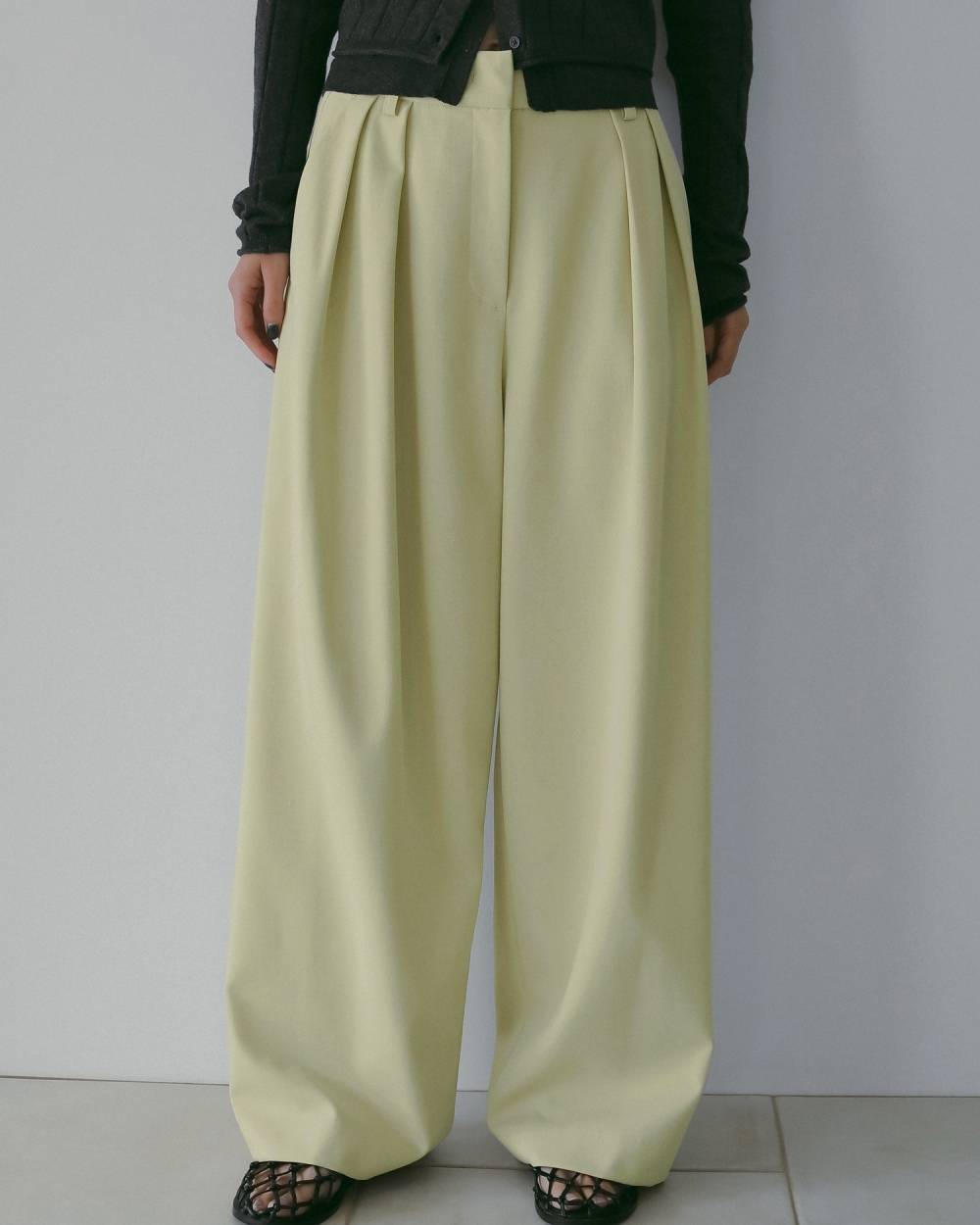 Doubletuck Wide Pants Doubletuck Wide Pants,ダブルタック ワイド パンツ,62610703,ボトム,パンツ,ワイドパンツ,ànuke,アンヌーク,lifes,ライフズ,26ss