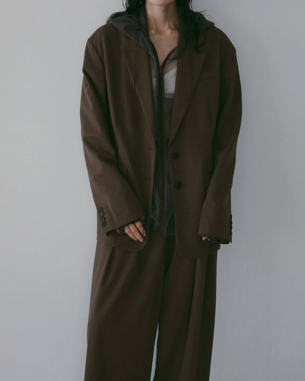 Doubletuck Wide Pants Doubletuck Wide Pants,ダブルタック ワイド パンツ,62610703,ボトム,パンツ,ワイドパンツ,ànuke,アンヌーク,lifes,ライフズ,26ss