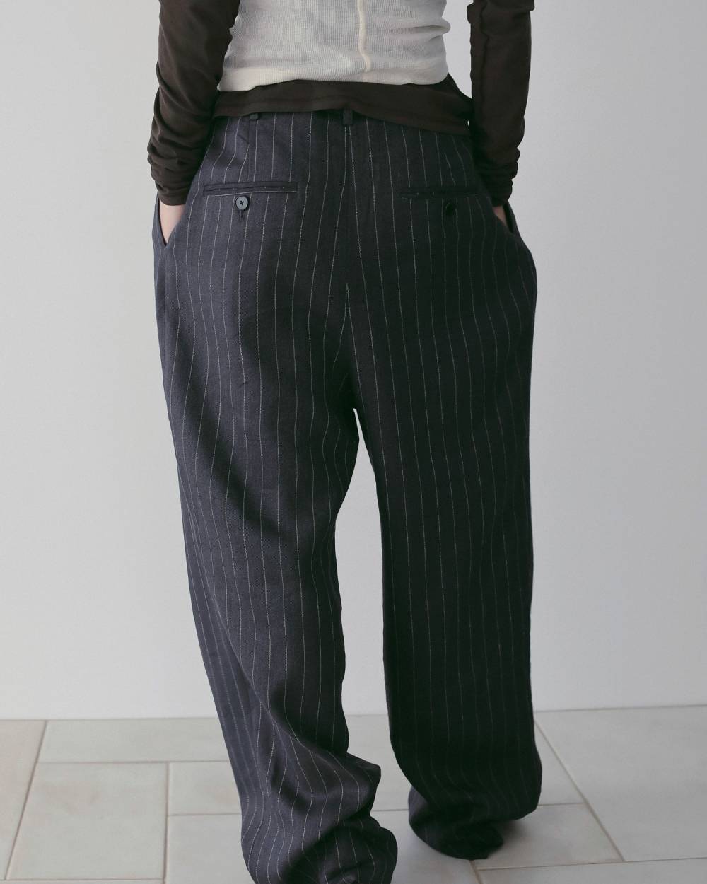 Linen Tuck Pants Linen Tuck Pants,リネン タック パンツ,62610706,ボトム,パンツ,リネン素材,ワイド,ワイドパンツ,ànuke,アンヌーク,lifes,ライフズ,26ss