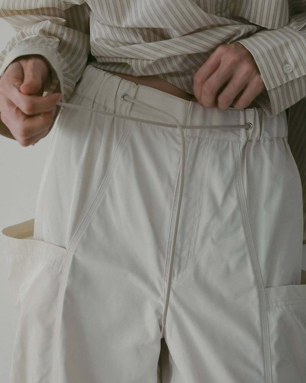 Twill Cargo Pants Twill Cargo Pants,ツイル カーゴ パンツ,62610711,ボトム,パンツ,カーゴパンツ,ドロストパンツ,カジュアル,ànuke,アンヌーク,lifes,ライフズ,26ss