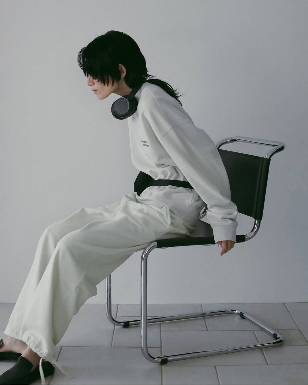 Stitch Sweat Pants Stitch Sweat Pants,ステッチ スウェット パンツ,62610715,パンツ,ボトム,スウェット,スウェットパンツ,裏起毛,ànuke,アンヌーク,lifes,ライフズ,26ss