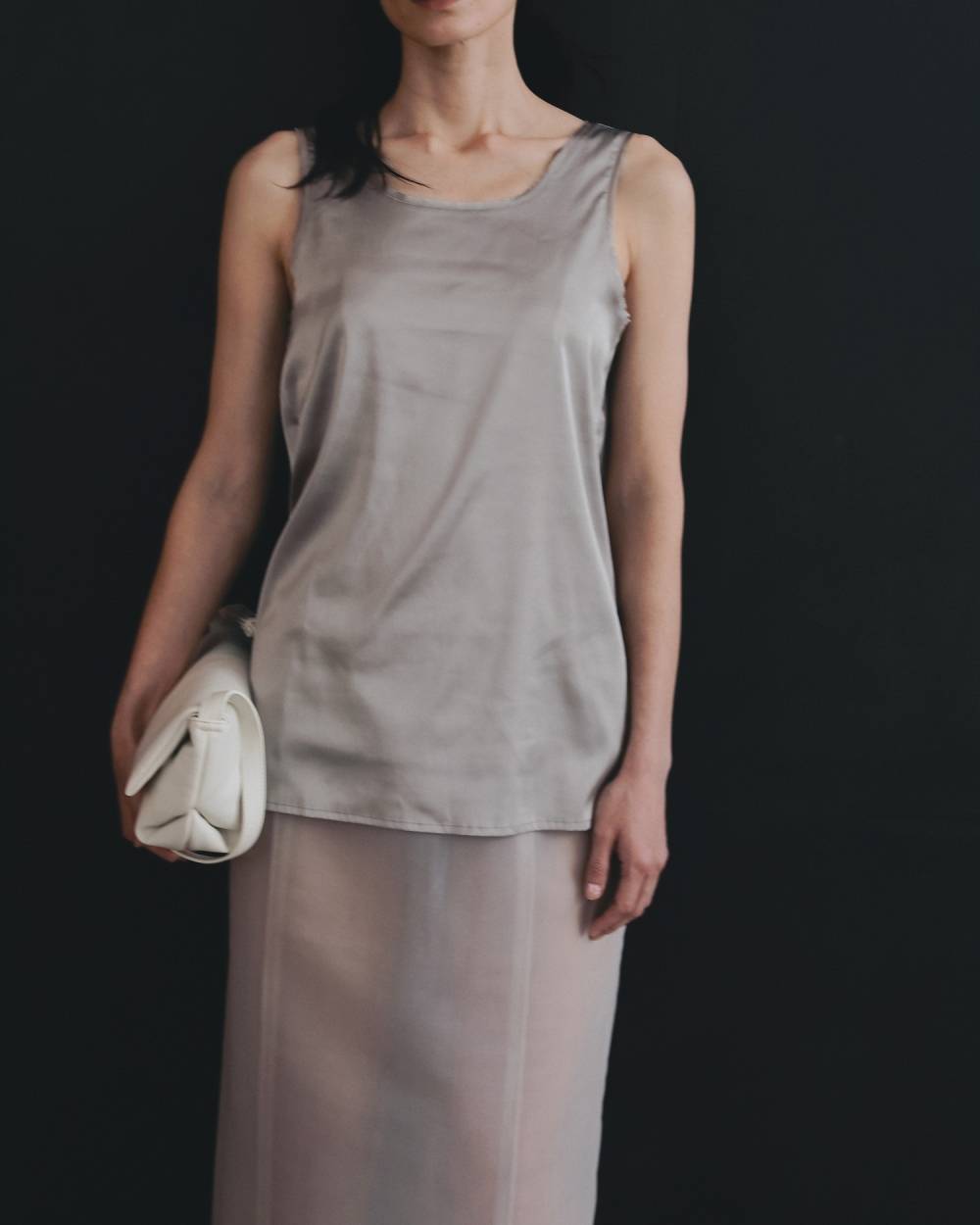 Sheer Knit Skirt Sheer Knit Skirt,シアー ニット スカート,62610802,ボトム,スカート,透け感,ダンボールニット素材,ànuke,アンヌーク,lifes,ライフズ,26ss