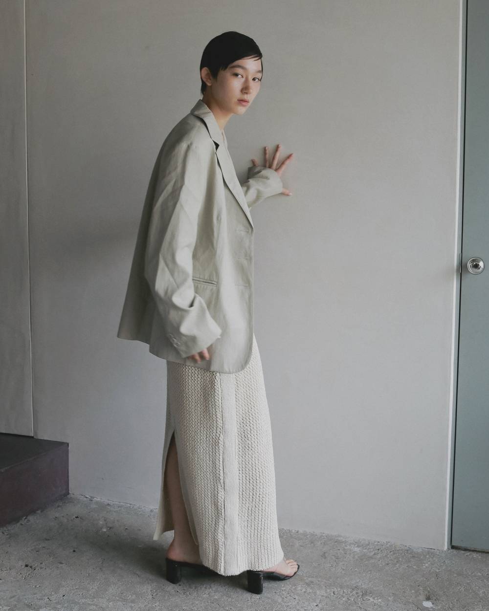 Crochet Knit Skirt Crochet Knit Skirt,クロシェ ニット スカート,62610804,スカート,ボトム,ニット,ニットスカート,ànuke,アンヌーク,lifes,ライフズ,26ss