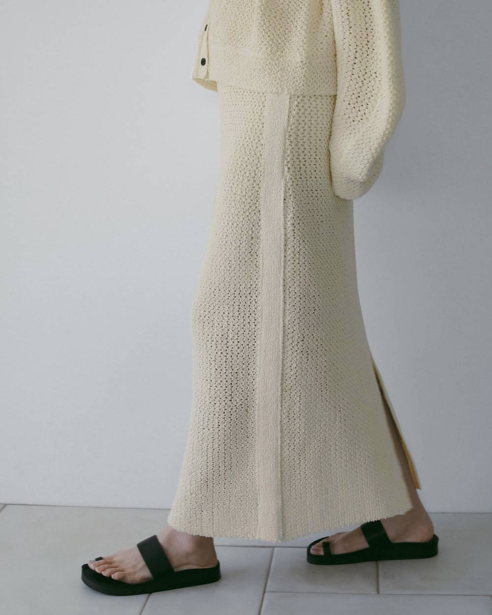 Crochet Knit Skirt Crochet Knit Skirt,クロシェ ニット スカート,62610804,スカート,ボトム,ニット,ニットスカート,ànuke,アンヌーク,lifes,ライフズ,26ss