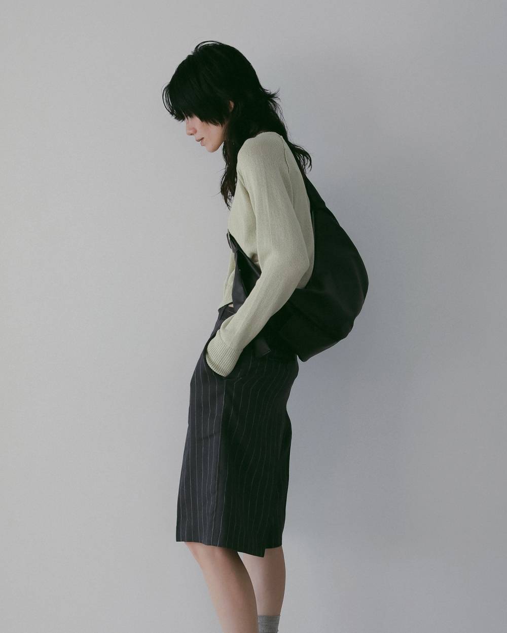 Ecoleather Shoulder Bag Ecoleather Shoulder Bag,エコレザー ショルダー バック,62611007,バック,小物,ショルダーバッグ,ànuke,アンヌーク,lifes,ライフズ,26ss