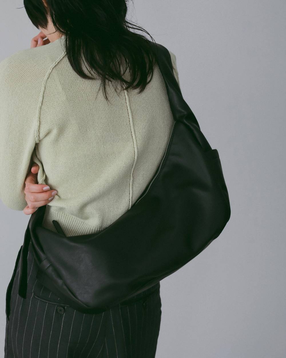 Ecoleather Shoulder Bag Ecoleather Shoulder Bag,エコレザー ショルダー バック,62611007,バック,小物,ショルダーバッグ,ànuke,アンヌーク,lifes,ライフズ,26ss