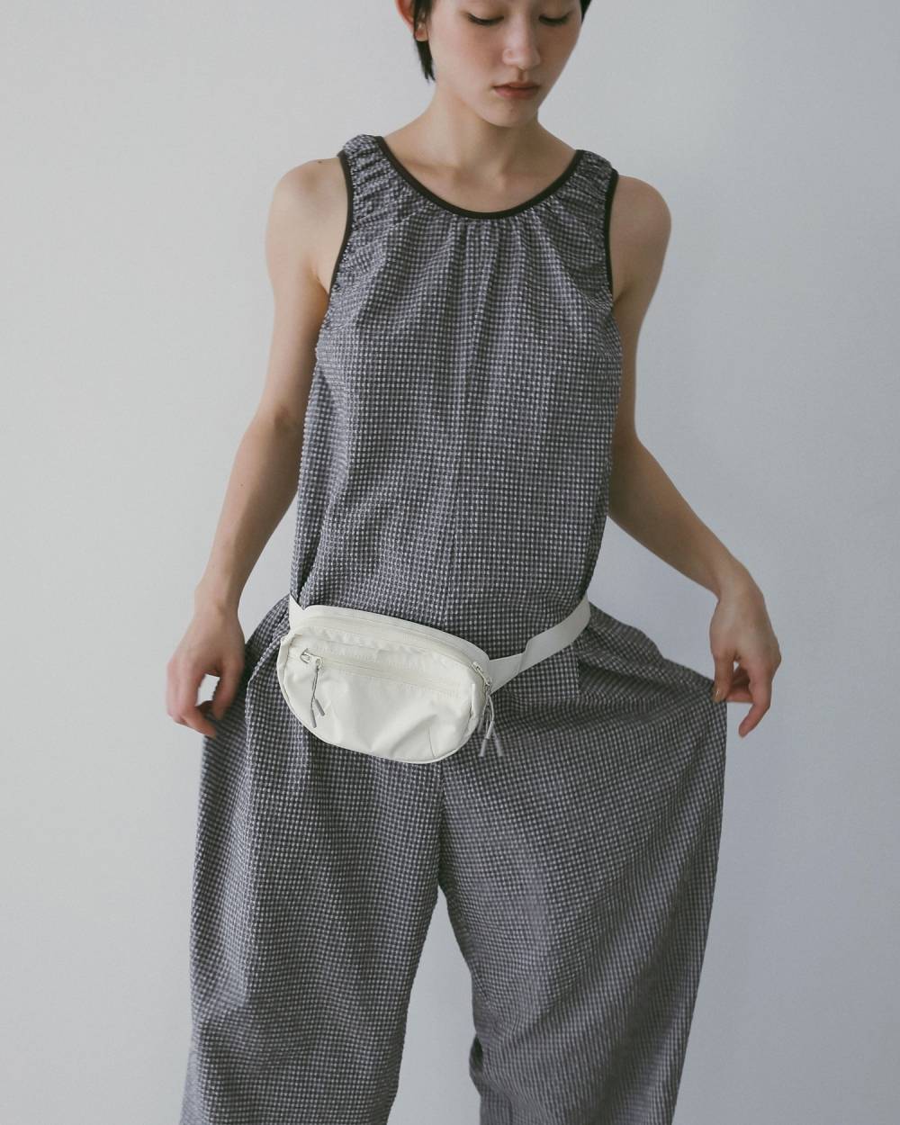 Mini Waist Bag Mini Waist Bag,ミニ ウエスト バック,62611008,バック,小物,グッズ,ウエストバッグ,ànuke,アンヌーク,lifes,ライフズ,26ss