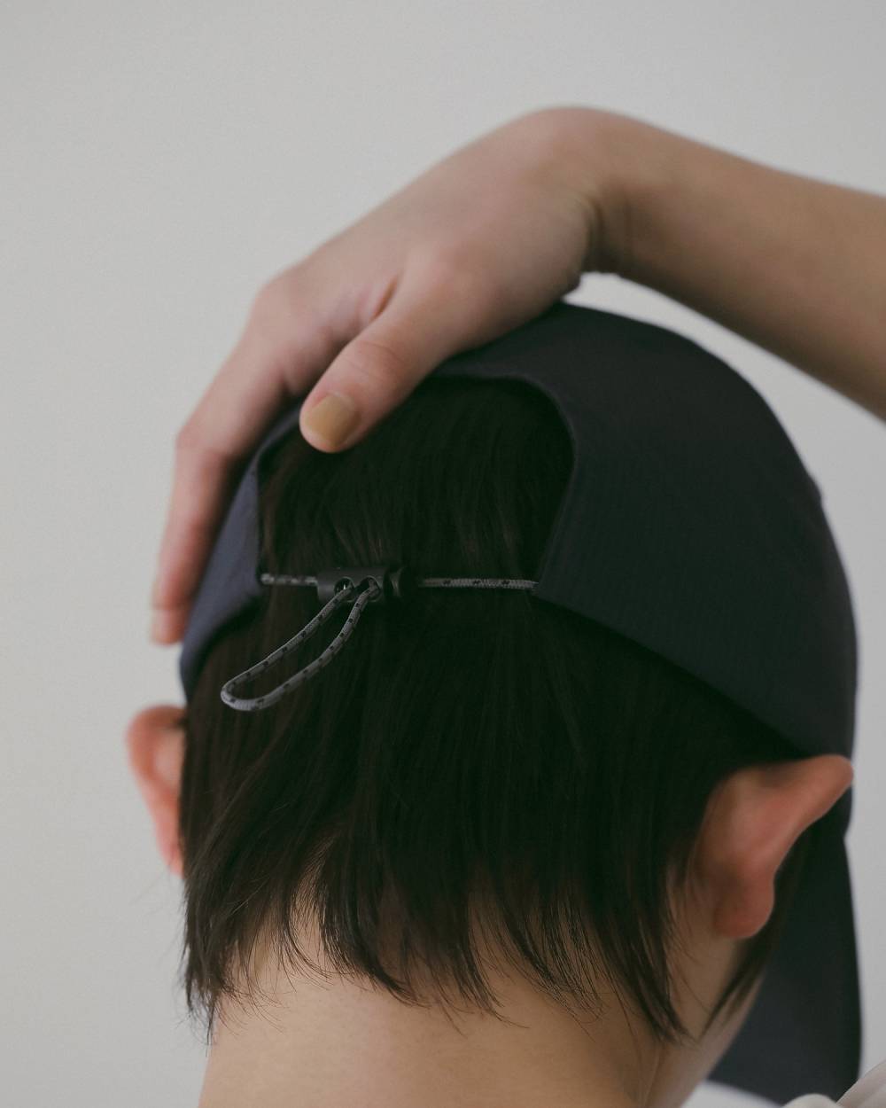 Drawstring Logo Cap Drawstring Logo Cap,ドロストリング ロゴ キャップ,62611010,帽子,キャップ,ロゴキャップ,雑貨,ànuke,アンヌーク,lifes,ライフズ,26ss