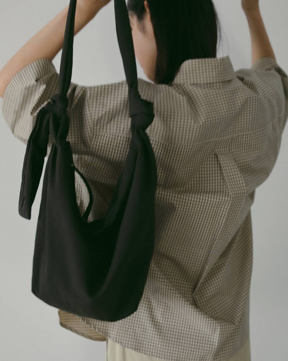 Knot Nylon Bag Knot Nylon Bag,ノット ナイロン バッグ,62611021,バッグ,グッズ,ナイロン素材,ànuke,アンヌーク,lifes,ライフズ,26ss