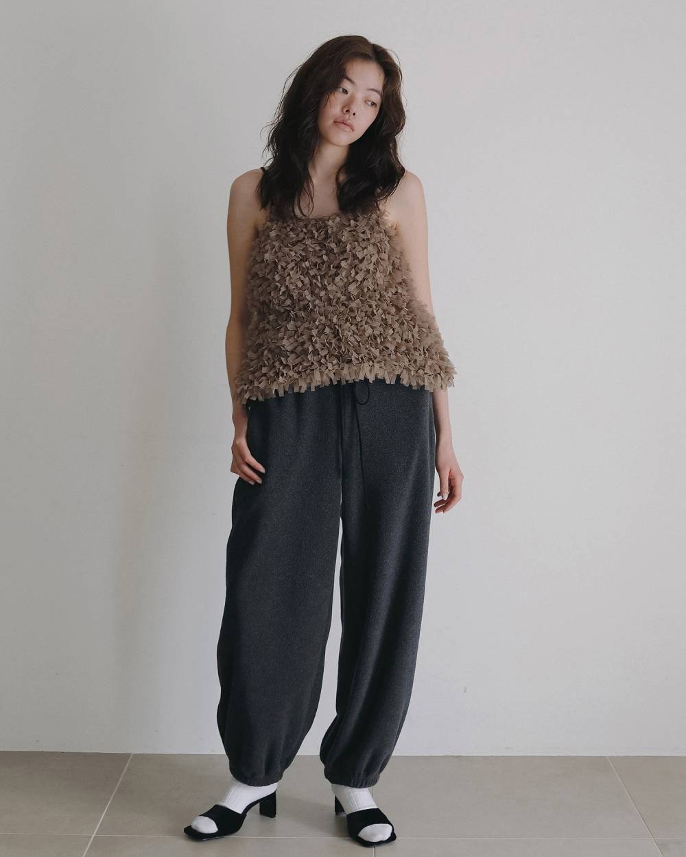 Squaretoe Velour Mule Squaretoe Velour Mule,スクエアトゥ ベロア ミュール,62611027,靴,サンダル,シューズ,ミュール,ベロア素材,ミュールサンダル,ànuke,アンヌーク,lifes,ライフズ,26ss,26fall,26aw