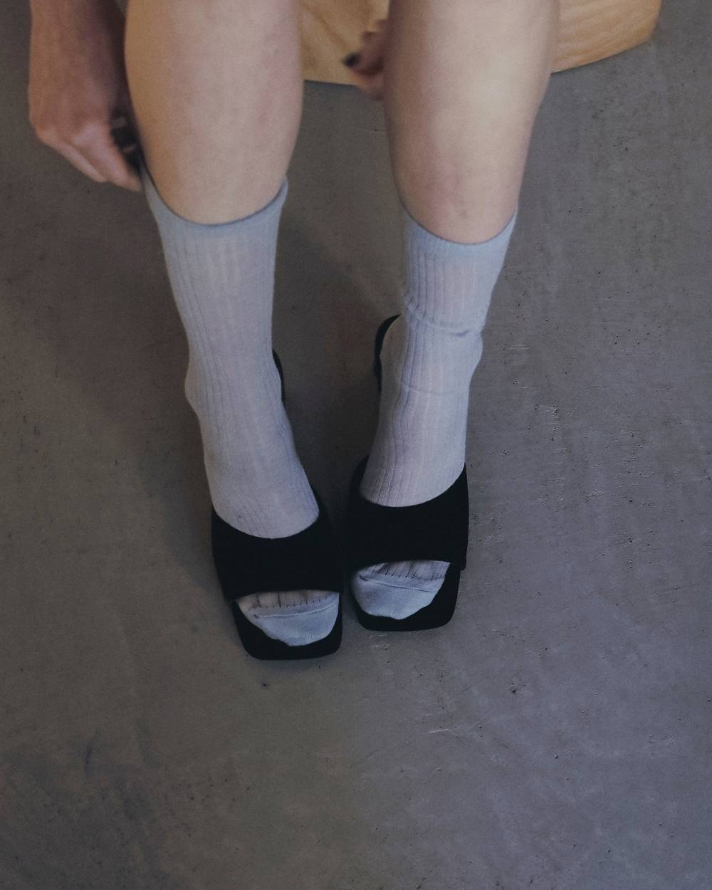 Squaretoe Velour Mule Squaretoe Velour Mule,スクエアトゥ ベロア ミュール,62611027,靴,サンダル,シューズ,ミュール,ベロア素材,ミュールサンダル,ànuke,アンヌーク,lifes,ライフズ,26ss,26fall,26aw