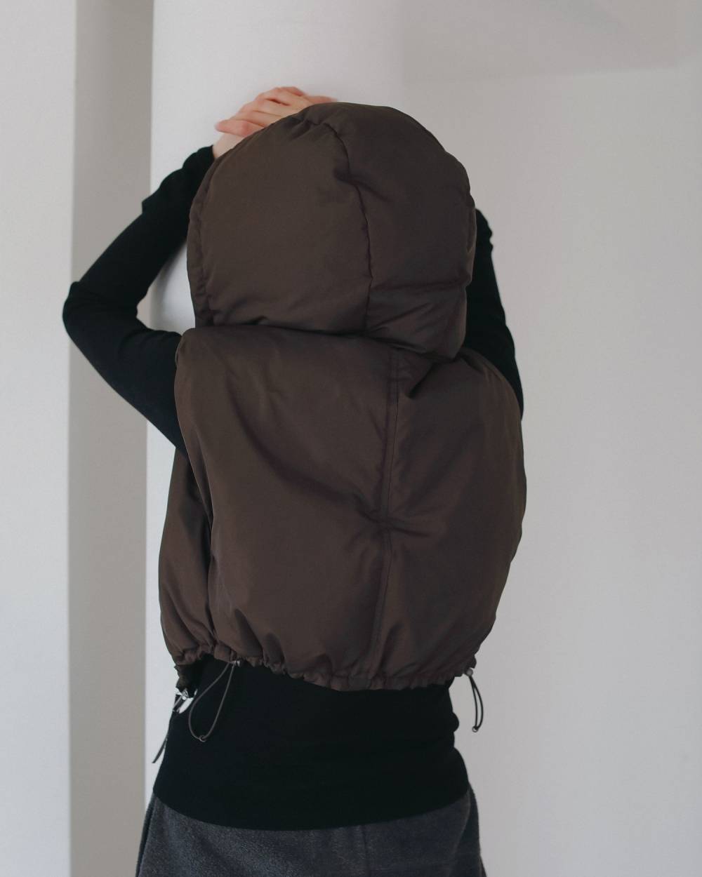 Hooded Down Vest Hooded Down Vest,フーデット ダウン ベスト,62620101,ダウン,アウター,羽織,ベスト,ànuke,アンヌーク,lifes,ライフズ,26ss,26fall,26aw