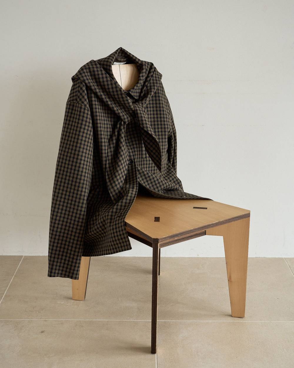 Check Coverall Jacket Check Coverall Jacket,チェック カバーオール ジャケット,62620102,ジャケット,JK,アウター,羽織,チェック柄,ànuke,アンヌーク,lifes,ライフズ,26ss,26fall,26aw