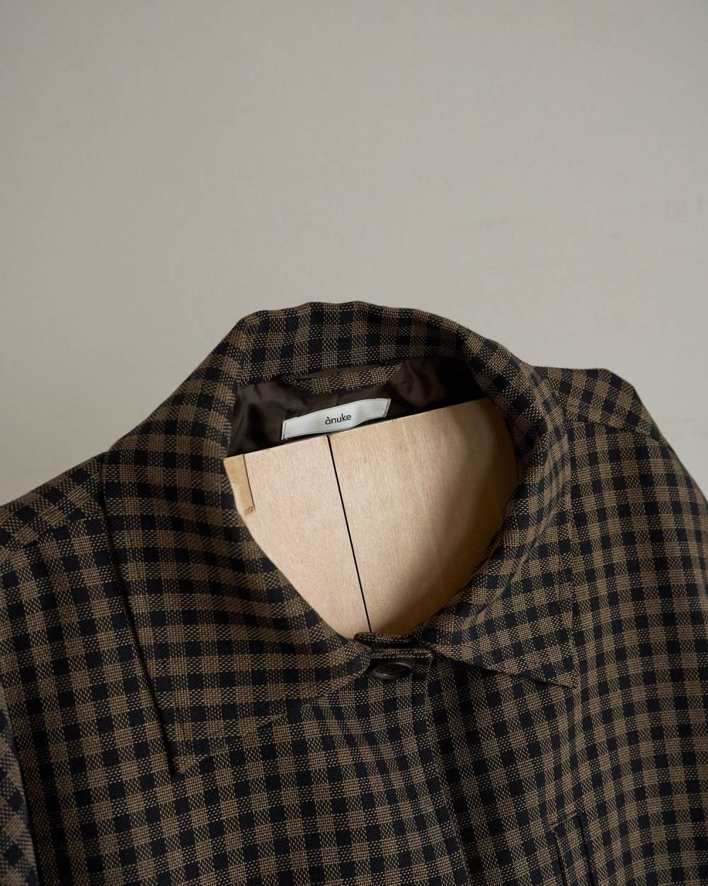 Check Coverall Jacket Check Coverall Jacket,チェック カバーオール ジャケット,62620102,ジャケット,JK,アウター,羽織,チェック柄,ànuke,アンヌーク,lifes,ライフズ,26ss,26fall,26aw